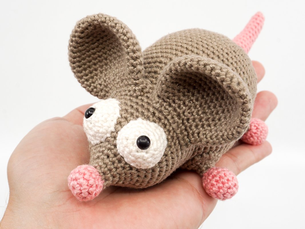 Amigurumi Mouse Crochet Pattern - "The Chubby Mouse" - Image 3
