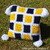 Patchwork cushion knit/crochet pattern 006