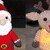 leuchtender Weihnachtsmann und Elch Häkelanleitungs Set