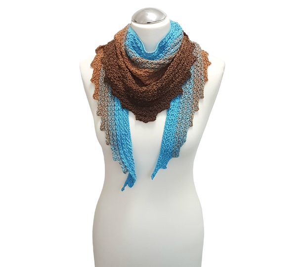 Häkelanleitung Dreieck Schal, Halstuch