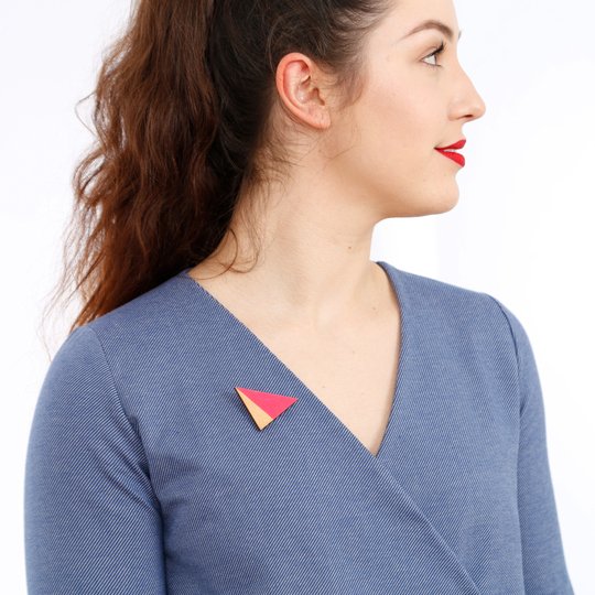 FrauVilma - Jerseykleid in Wickeloptik