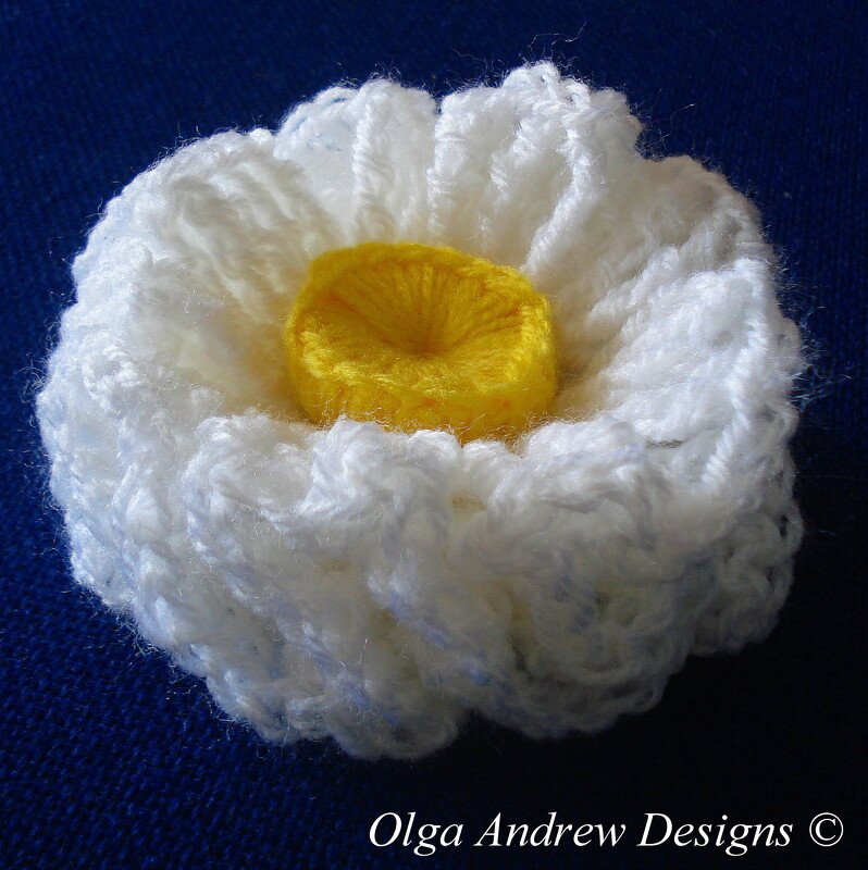 Air ruffle flower crochet pattern 023 - Image 5