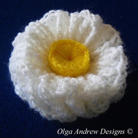 Air ruffle flower crochet pattern 023