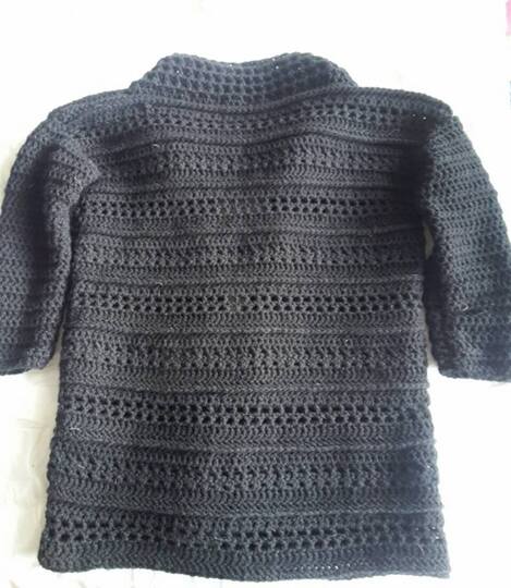 Häkelanleitung Jacke für alle Grössen