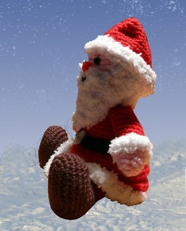 Crochet Pattern Little Santa