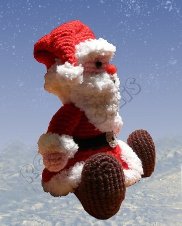 Crochet Pattern Little Santa