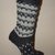 Strickanleitung für Socken im Fadenmuster für Gr. 38/39