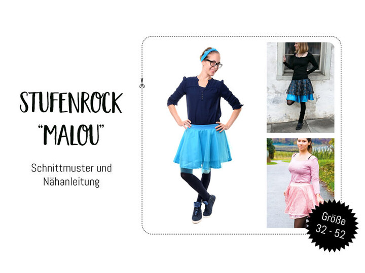 Stufenrock Malou Gr. 32 - 52