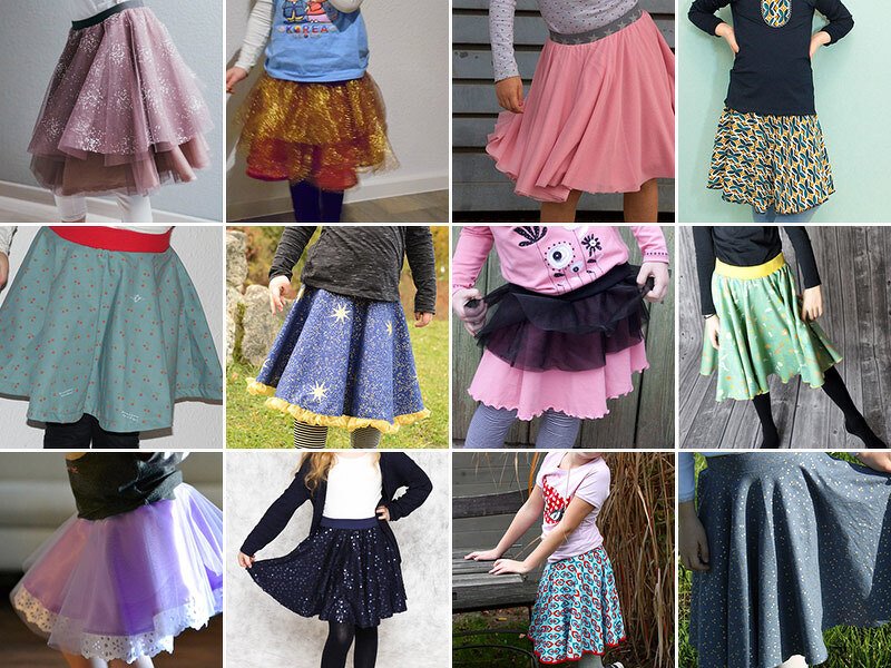 Stufenrock Mini-Malou Gr. 92 - 164