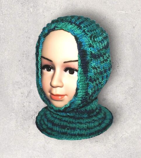 Strickanleitung Schalmütze, Schlupfmütze, ca. 4 - 8 Jahre    #117