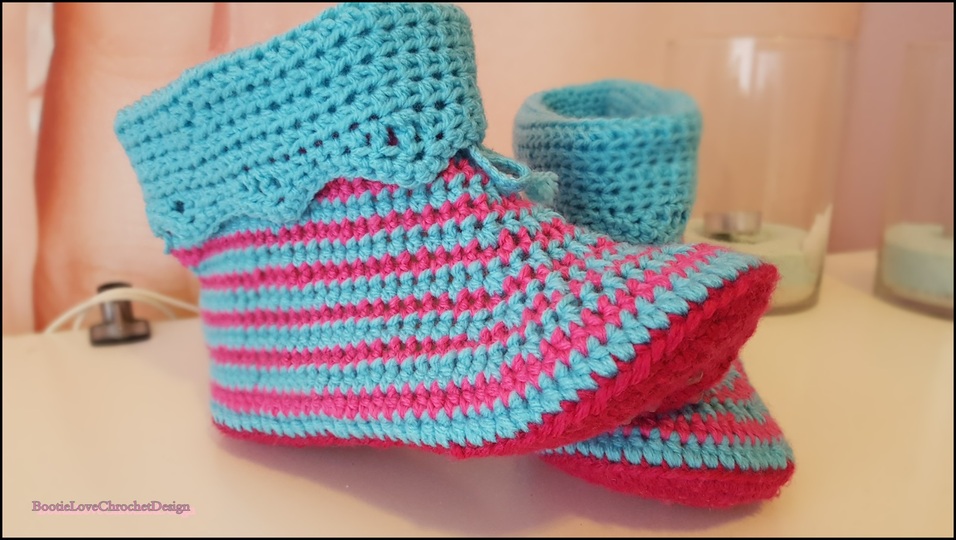 Trendy Zacken-Bootie-Stiefel-Hausschuhe-Gr.35 bis 42 