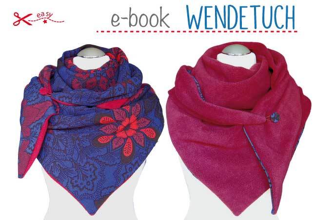 XL Dreieckstuch zum Wenden