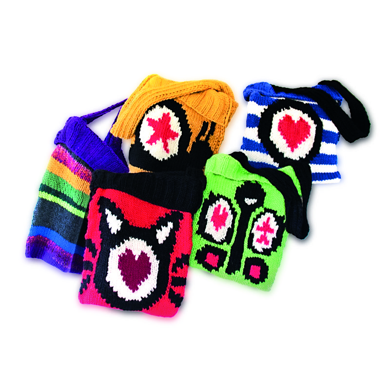 Stricktasche Lebenskraftbeutel HerzSTern - Bild 5