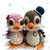 Pinguin Sally and Buck Pattern Amigurumi