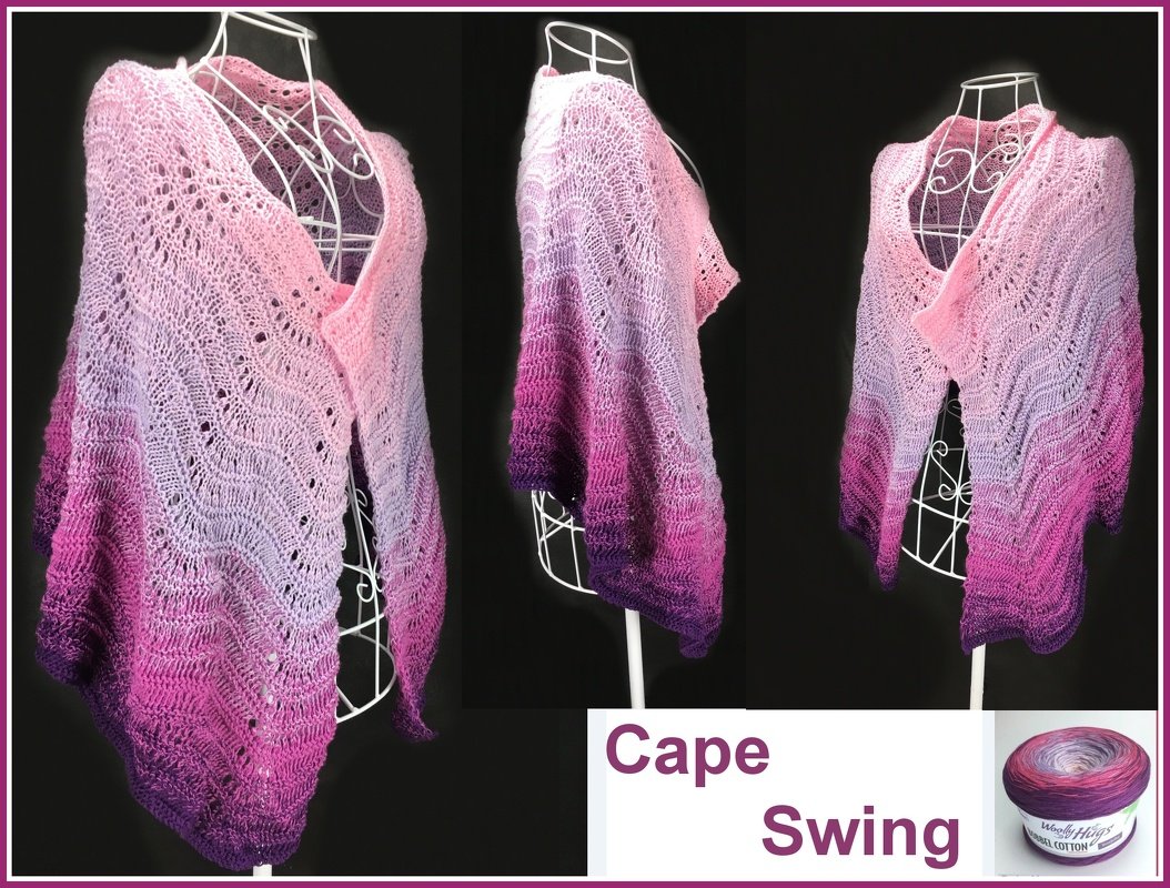 Cape Swing aus 1 Bobbel gestrickt