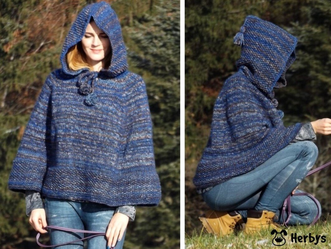 Strickanleitung Poncho "Brenta"