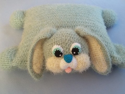 Häkelanleitung Kissen, Knuffi das Kuschelkissen