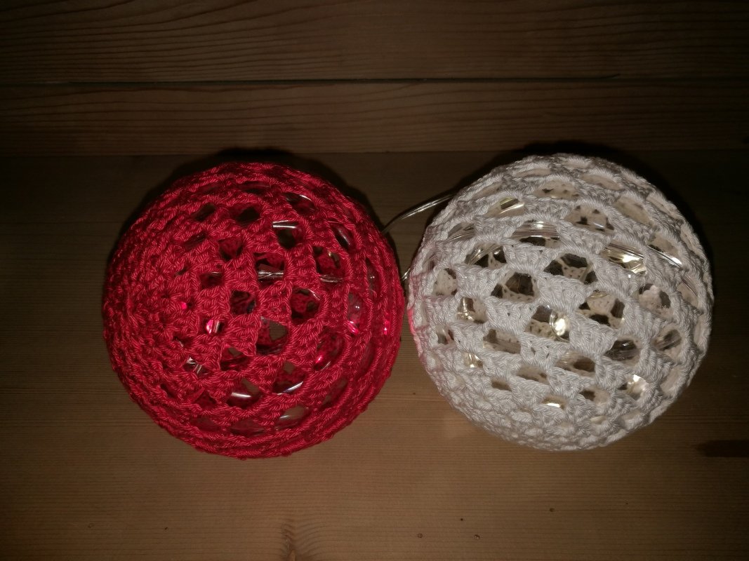 Häkelanleitung Acrylkugel 12cm umhäkeln - Bild 3