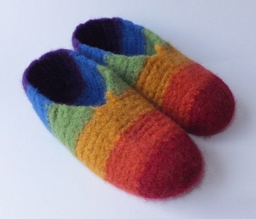 MeiHomies gehäkelte Filzschuhe für Klein & Groß Gr. 20-47