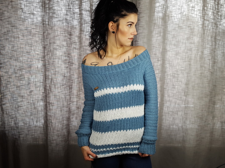 57 Strickanleitung Pullover Mandy