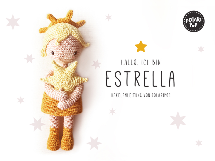 Estrella • Amigurumi Puppe Engel • Häkelanleitung by Polaripop