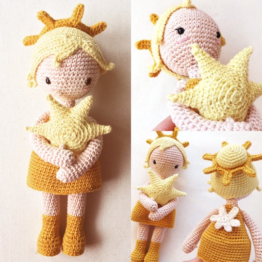 Estrella • Amigurumi Puppe Engel • Häkelanleitung by Polaripop