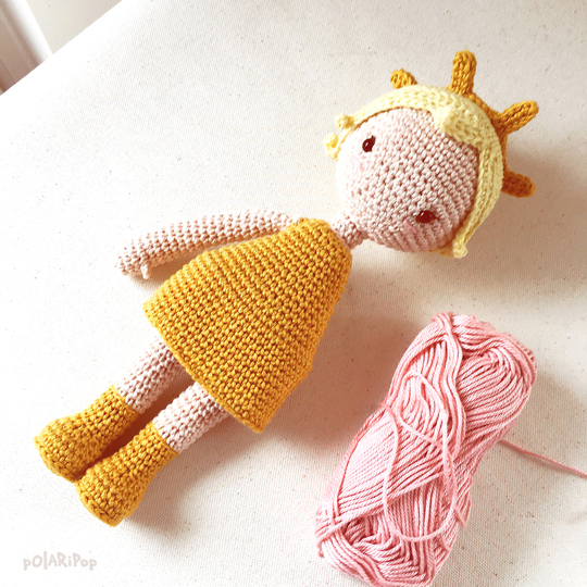 Estrella • Amigurumi Puppe Engel • Häkelanleitung by Polaripop