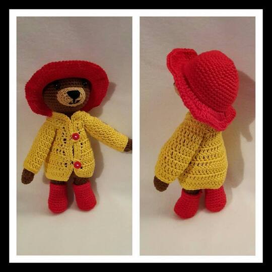 Knuffel Held " Bär Puhbärt " - Häkelanleitung