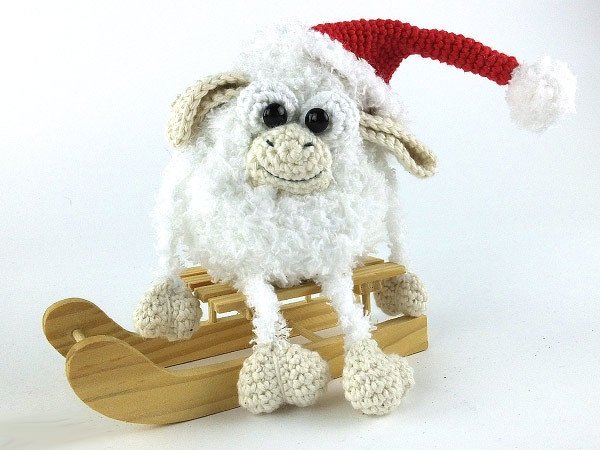 x-mas Schaf Weihnachten Häkelanleitung - Bild 3