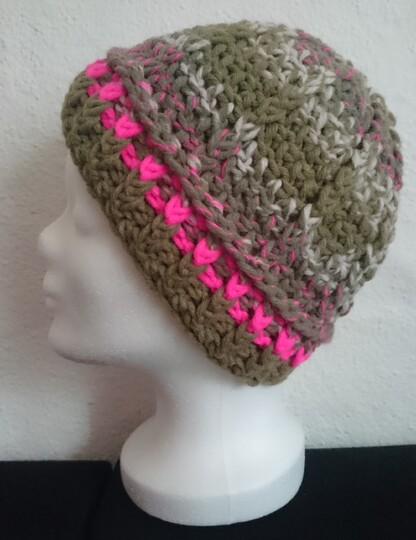 Väterchen Frost - Häkelanleitung Mütze in 2 Garnstärken