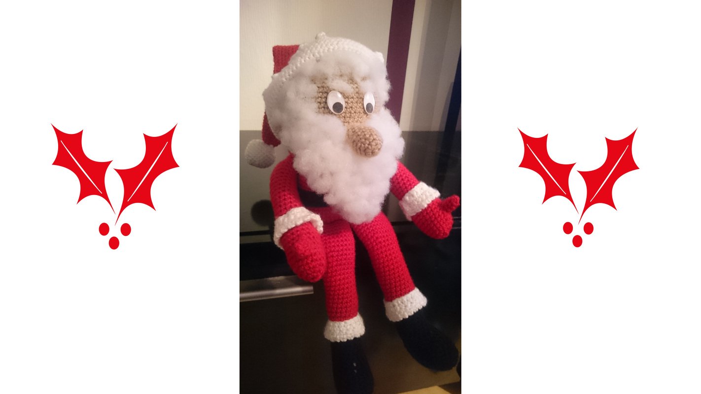 Crochet pattern Santa Claus (15 pages)