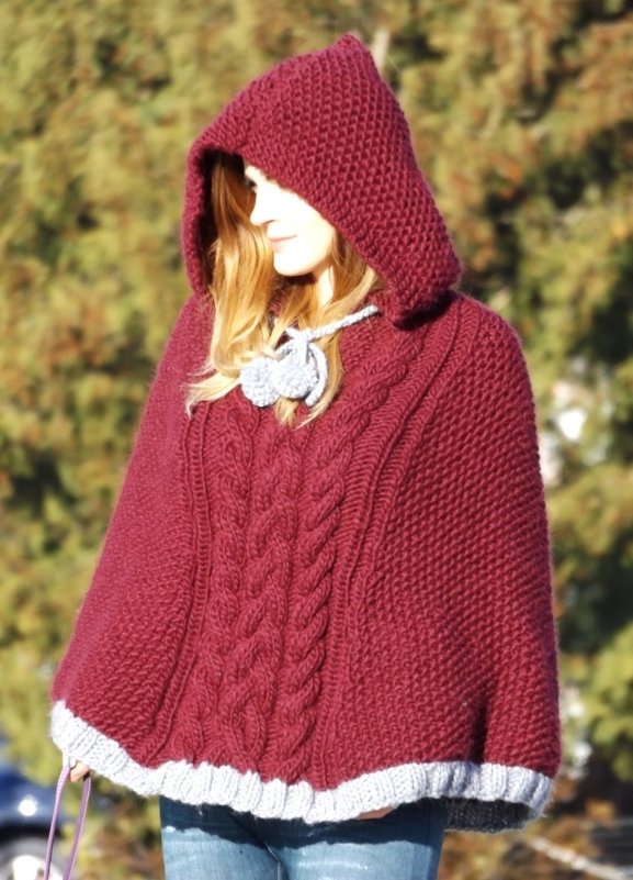 Strickanleitung Poncho "Eskimo" - Bild 2