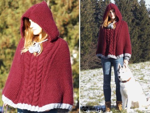 Strickanleitung Poncho "Eskimo"