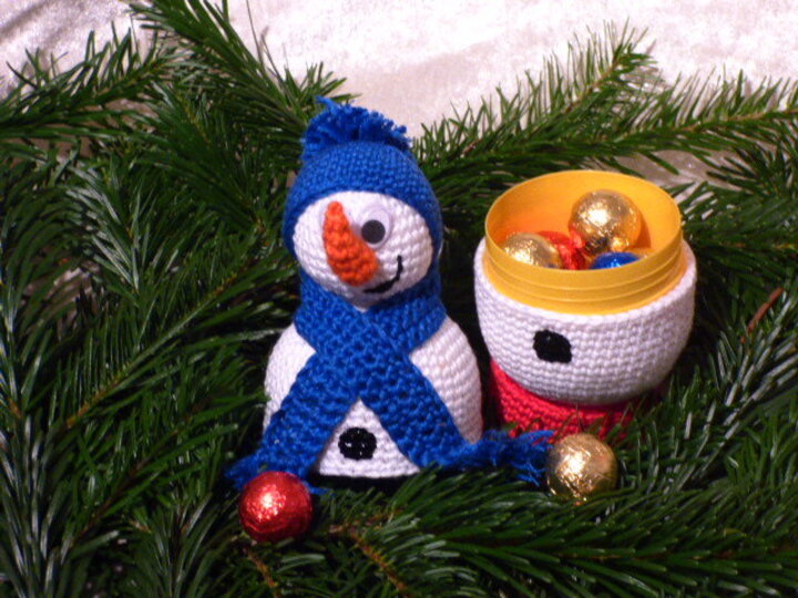 Häkelanleitung Sparpack - Hideaways Schneemann und Weihnachtsmann - leicht