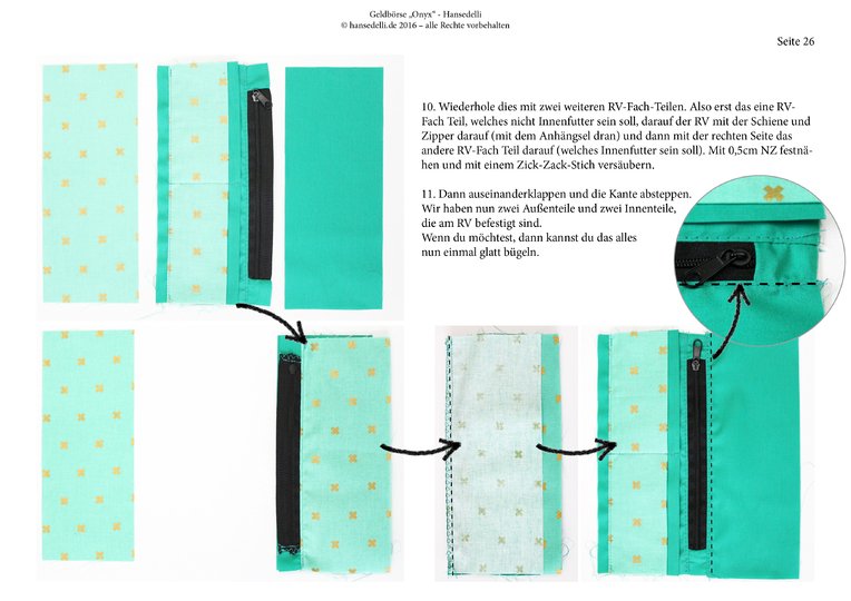 Ebook Geldbörsen MixPack Geldbeutel nähen