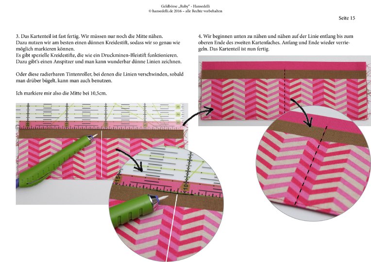 Ebook Geldbörsen MixPack Geldbeutel nähen