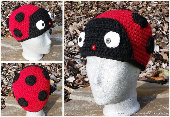 Crochet Pattern for a cildren's bonnet | Cap *Marienkäfer Annika*