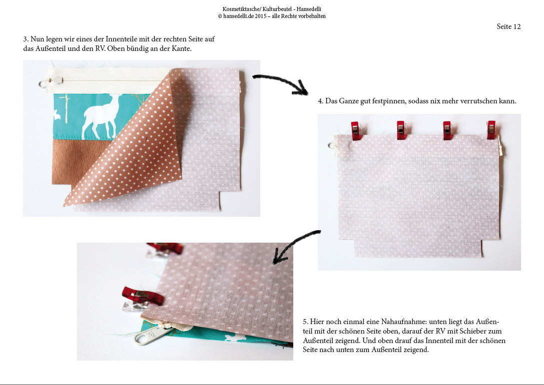 E-Book Kosmetiktasche und Kulturbeutel