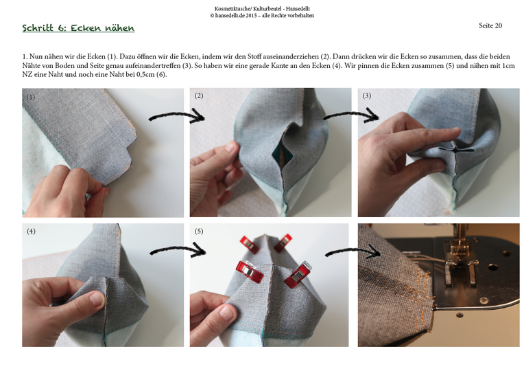 E-Book Kosmetiktasche und Kulturbeutel