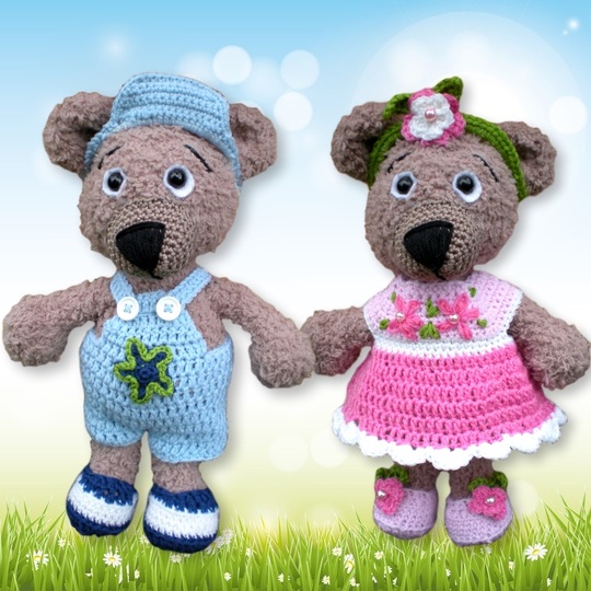 Teddybär Häkelanleitung