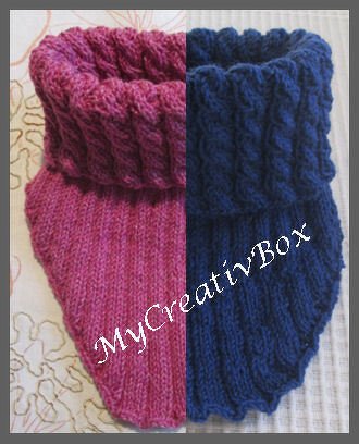 Rollkragen "Wintersturm Sowo" Ku 50-54 - Keilkragen, gestrickt