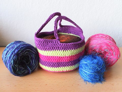 Bobbel-Tasche Häkelanleitung