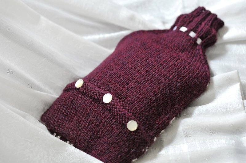 Fair-Isle hot water bottle cozy - Image 2