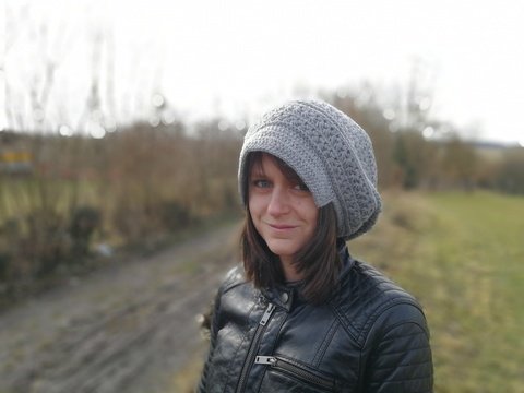 *Häkelanleitung* Schirmmütze mit Sternchenmuster, alle Größen