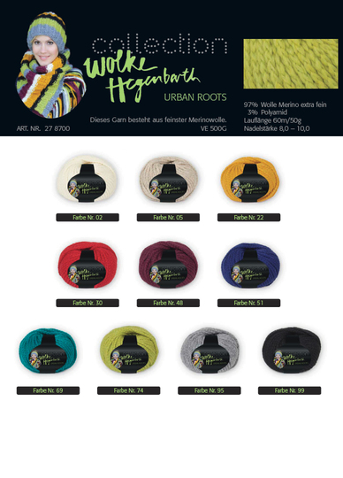 Mütze stricken aus Urban Roots von Wolke Hegenbarth