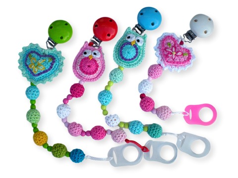 Schnullerkette - Häkelanleitung 