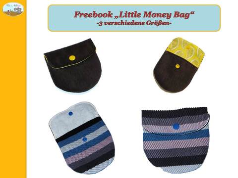 Freebook, Anleitung Little Money Bag, Geldbörse