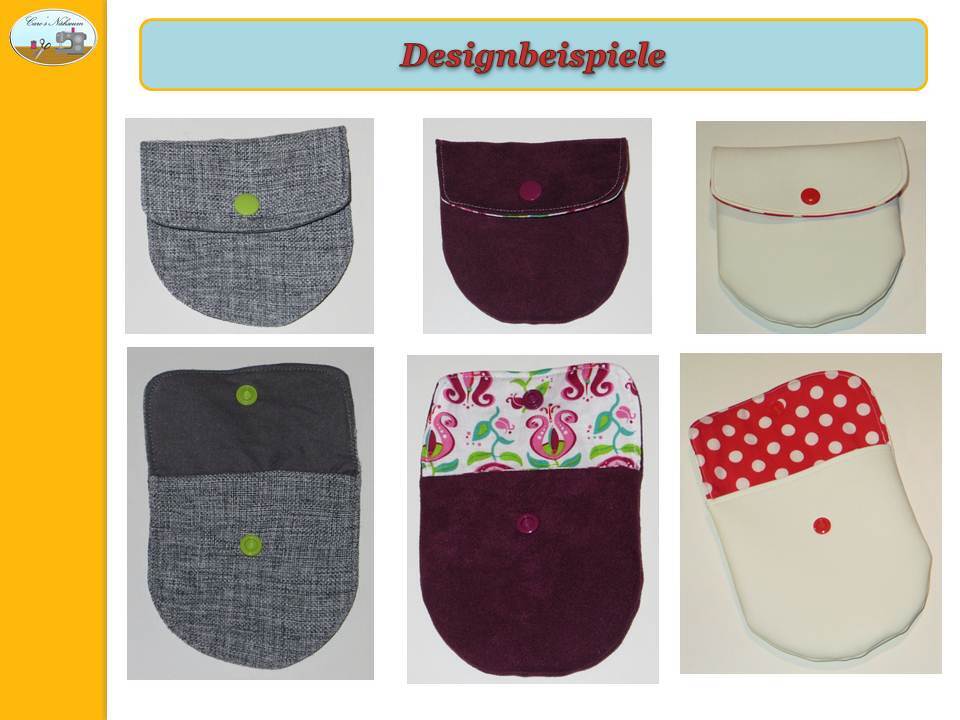 Freebook, Anleitung Little Money Bag, Geldbörse