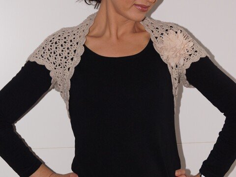 Häkelanleitung Bolero für alle Größen