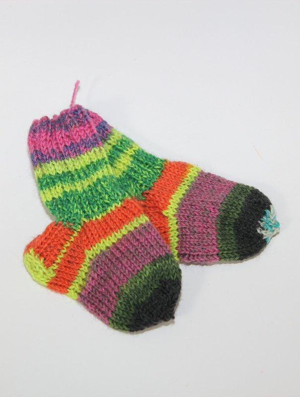 Anleitung Babysocken Ole &amp;I Ida, von 0 bis 9 Monate